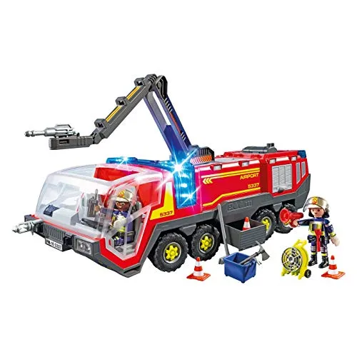 PLAYMOBIL City Action 5337 Flughafenlöschfahrzeug mit Licht und Sound