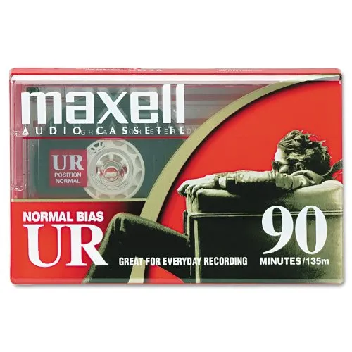 Maxell Dictation & Audio Cassette, Normal Bias, 90 Minutes by Maxell