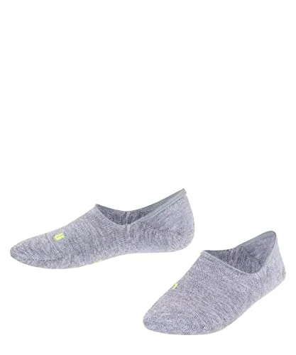 FALKE Unisex Kinder Füßlinge Cool Kick Invisible K In weich atmungsaktiv schnelltrocknend unsichtbar einfarbig 1 Paar, Grau Light Grey 3400, 35-38