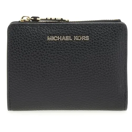 Michael Kors 32S4G8ED7L-001 MD SNAP COIN BILLFOLD Women BLACK Size One Size
