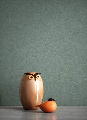 Newroom Vliestapete in Dunkelgrün in blau von Newroom