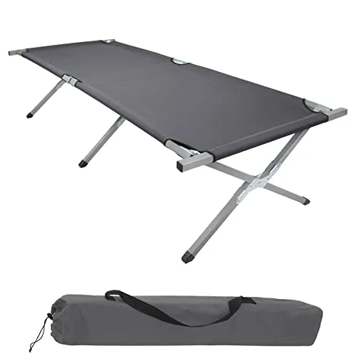 BB Sport Feldbett XXL Klappbett 210 x 72 cm – Tragbar und Stabil für Camping - Vielseitiges Klappbett für drinnen und draußen. Ideal als Gästebett oder Campingliege mit robustem Stahlrahmen und pflegeleichter Bespannung. Einfacher Auf- und Abbau, mit praktischer Tragetasche für den Transport.