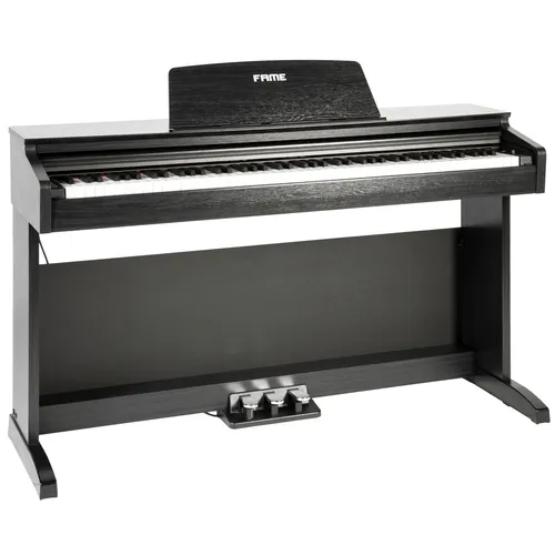Fame DP-2000 E-Piano mit Hammermechanik - Keyboards mit 88 anschlagdynamischen Tasten, 128-facher Polyphonie und klangstarken 2x 20 Watt Lautsprechern – ideal für Einsteiger und Fortgeschrittene!