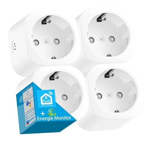 Echos Smarte WLAN Steckdose 4er Set