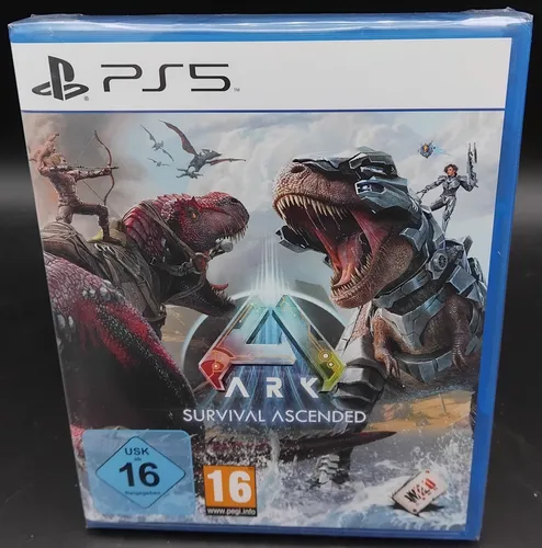 ARK Survival Ascended - PS5 [EU Version] - Spiele für PlayStation 5 mit atemberaubender Grafik dank Unreal Engine 5 und dynamischen Umwelteffekten – zähme Dinosaurier und überlebe in einer lebendigen, interaktiven Welt!