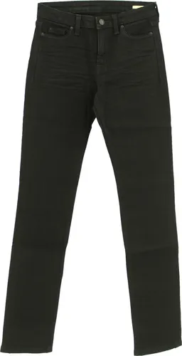 Esprit, Medium Rise Straight, Damen Jeans, dicker Stretchdenim, black, W 25 L 30 33010