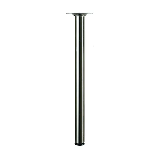 HETTICH Möbelfuß/Tischbein, Edelstahl-finish, Ø 30 x 400 mm