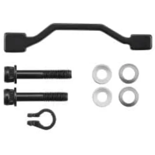 Shimano Bremssattelwechsler 203 mm auf 220 mm Post Mount, Unisex, Erwachsene, Schwarz, Front 203 mm Mount-220 mm