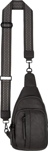EAAKIE Kunstleder Umhängetasche in Grau - Stylische Schultertasche mit verstellbarem Trageriemen. Die geräumige Tasche bietet ausreichend Platz für Ihre Essentials und ist ideal für Freizeit, Schule oder Reisen. Pflegeleichtes Material sorgt für hohen Tragekomfort.