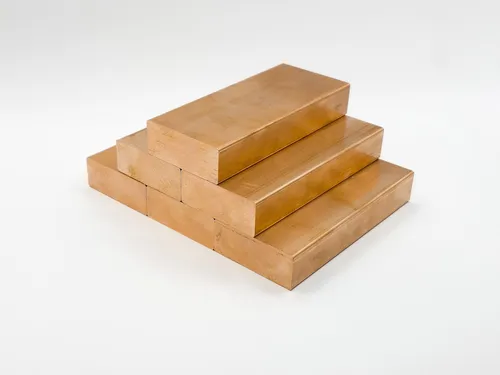 Produktbild Kupfer Barren 1 kg reines Kupfer Cu99,9 50x20x115 mm für Kupferguss, oder Anlage