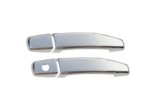 OMAC Zierleisten-Aufkleber Türgriff Blende für Opel Tigra Twintop 2004-2009 – 4tlg. Chrom - Langlebige und rostbeständige Türgriffblenden aus Edelstahl für Opel Tigra Twintop. Einfache Installation und Pflege sorgen für einen stilvollen Look und schützen Ihre Türgriffe.