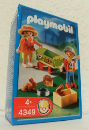 Playmobil Bollerwagen mit Kleintieren 4349 von 2007 Neu & OVP Bauernhof Igel