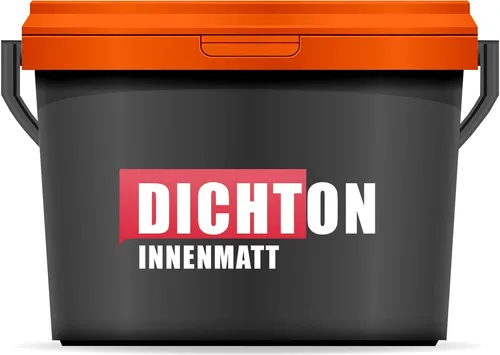 DICHTON Matte Innenwandfarbe 1l in RAL 9002 Grauweiss von BEKATEQ