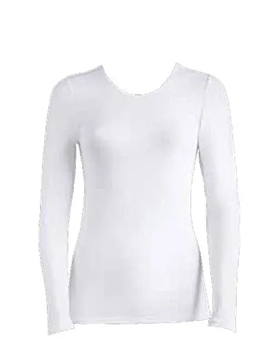 Schöller Baumwolle Shirt 1/1 Arm 3er Pack | 42 | Weiss (SC-0060) - Unterhemden für Damen, edle Glanzeinfassung und hohe Tragekomfort für jeden Tag.
