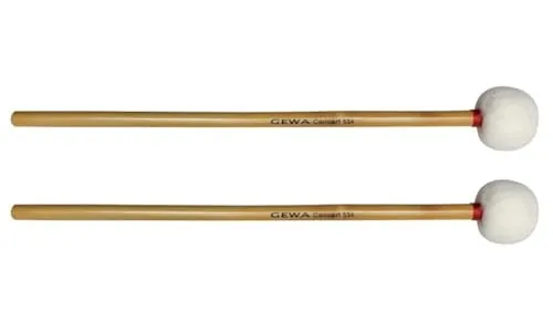Gewa 534 Paukenschlägel, Bambusstiel Filzkopf groß