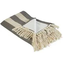 Picknickdecke MOUZA 200 x 200 cm Beige von Beliani