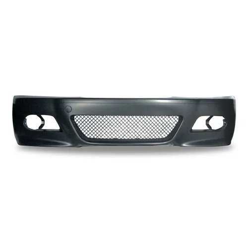JOM 5111284 Frontstoßstange mit Nebelscheinwerferaussparungen - Vordere Stoßstangen für Autos, passend für 3er E46 Limousine (1998-2005), aus schlagfestem Polypropylen für hohe Sicherheit und Langlebigkeit.