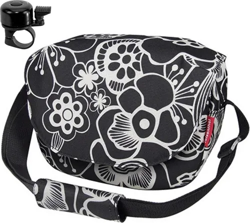 Rixen & Kaul Fahrrad Lenkertasche Schultertasche Umhängetasche Fleur Funbag inkl. Fahrradklingel