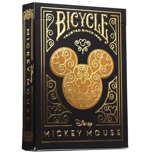 Bicycle Disney - Black & Gold Mickey in gold von Bicycle