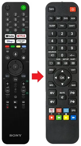 Fernbedienung passend für SONY XR77A80JAEP | XR77A83J | XR77A83K