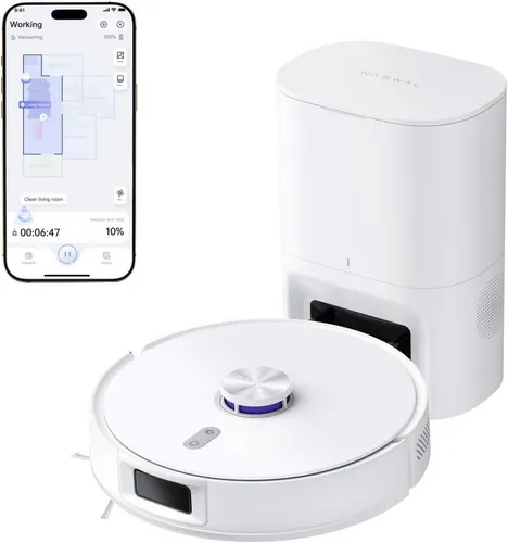 Narwal Freo X Ultra - Roboter Staubsauger mit selbstreinigenden Wischern, DirtSense-Sensor und Zero Tangle Brush für mühelose Reinigung