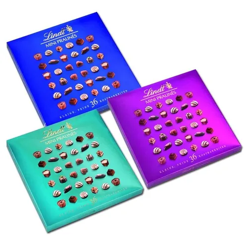 Lindt Mini Pralines Mischung 180g - Schokoladenbonbons & Pralinen, verführerische Mini-Pralinen-Mischung von Lindt, perfekt für alle Anlässe und als Geschenkidee.