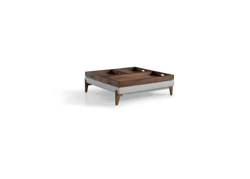 Design Wohnzimmertisch 120x120 cm – Moderner Couchtisch - Moderner Couchtisch aus Holz, vielseitig einsetzbar im Wohnzimmer. Mit einer Breite von 120 cm bietet er Platz für Getränke und Snacks. Ideal für entspannte Abende.