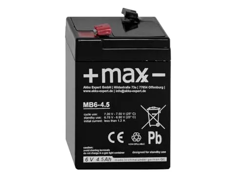 4,5Ah 6V Akku passend für Chiway SJ 6V 4,5Ah-S SJ6V SJ6V3.2Ah AGM Blei Battery