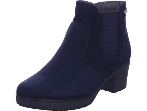 Jana Stiefelette mit TEX-Membran blau 38 EU - Wanderschuhe mit TEX-Membran, die für optimalen Wetterschutz sorgt. Ideal für kalte Tage mit weichem Fleece-Innenmaterial und 5 cm Blockabsatz.