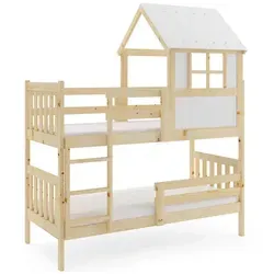Interbeds Etagenbett, Kiefer, Holz, Rechteckig, 90x190 cm, Kinder- & Jugendzimmer, Kindermöbel, Kinderbetten, Etagenbetten