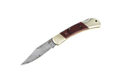 Herbertz CJH Taschenmesser mit Damastklinge 10000678 - Elegantes CJH Taschenmesser mit 73-lagiger Damastklinge und VG10 Kern. Der Pakkaholz-Griff und die Neusilber-Backen bieten nicht nur Schönheit, sondern auch Komfort. Ideal für den täglichen Einsatz und als Geschenk.