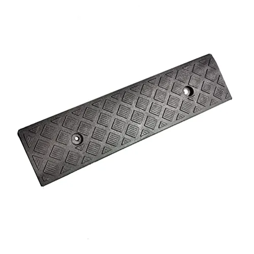 Hopowa Auffahrrampe, Bordsteinrampe, Türschwellenrampe Rollstuhlrampe Gummirampe Auffahrrampe Auffahrhilfe für Auto, 50 x 13 x 3 cm