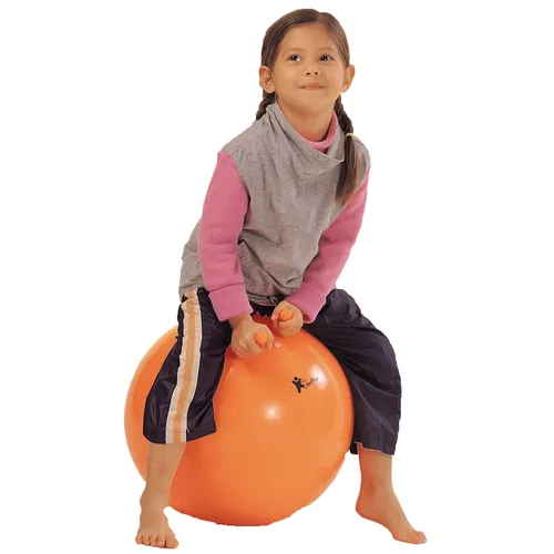 Weplay KB1302 Sprungball Hüpfball klein, orange, 40cm