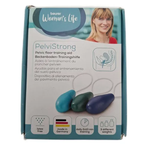 Beurer PT 20 Beckenboden-Trainingshilfe - Medizinischer Bedarf zur Stärkung des Beckenbodens mit individuell wählbaren Gewichten für effektives Training und Blasenschwäche-Prävention.