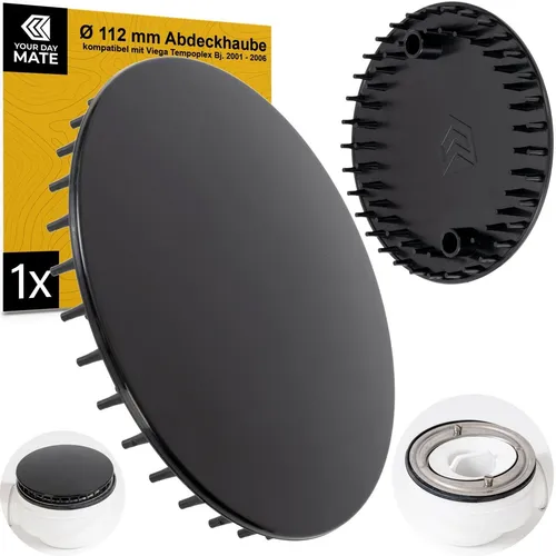 Abdeckhaube Duschabfluss 112mm kompatibel mit Viega Tempoplex Ablauf 2001-2006
