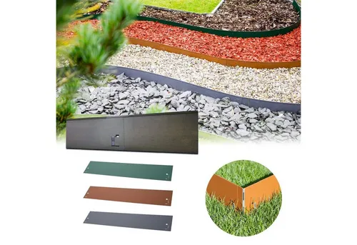 Green-split Rasenkante Rasenkanten Metall 18.5 cm x 120 cm Beeteinfassung