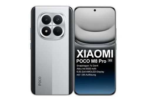 POCO M8 Pro 5G Smartphone mit Snapdragon 7s Gen 4