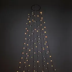 KonstSmide BAUMMANTEL 8X50LED AUßEN SCHW. mit Glimmereffekt von Konstsmide