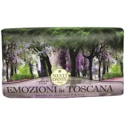 Nesti-Dante-Firenze Emozione in Toscana Bosco Incantato Seife 250 g - Luxuriöse Seife mit frischem, märchenhaftem Duft, hergestellt aus natürlichen Inhaltsstoffen in Florenz. Ideal für alle Hauttypen, pflegt und hinterlässt ein geschmeidiges Gefühl.
