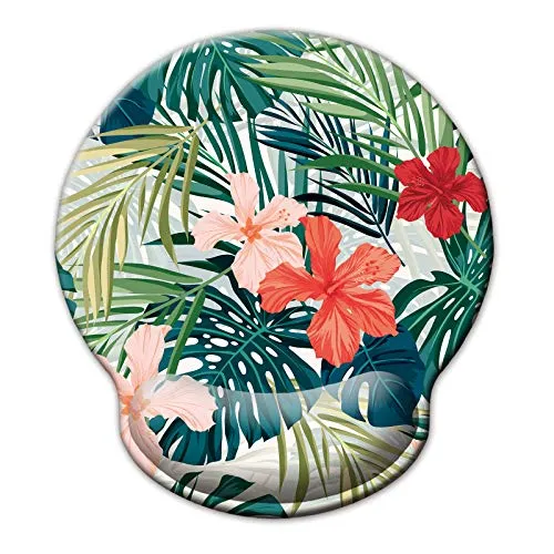 Hosimoln Handballenauflage, bequemes Memory Foam-Mauspad mit Handgelenkstütze, rutschfeste Gummi-Maus-Handgelenkstütze für das Spielen - redaihua010