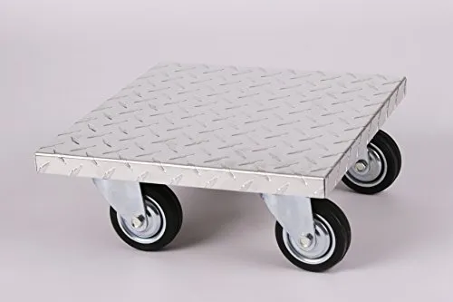Szagato Möbelroller/Pflanzenroller Profi 30x30 cm - Robuster Pflanzenroller mit ALU-Rahmen, 200 kg Tragkraft und großen Rollen. Ideal für Innen- und überdachte Außenbereiche. Hochwertige Verarbeitung für langfristige Nutzung, Made in Germany.