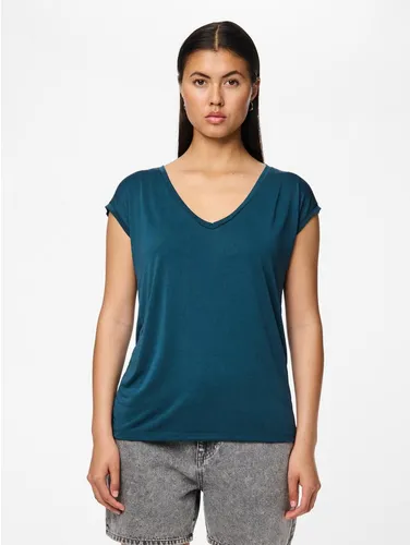 pieces Kurzarmshirt PCKAMALA TEE NOOS BC Materialmix, regular fit