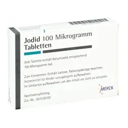 Jodid 100 Mikrogramm Tabletten - Effektive Unterstützung bei Iodversorgung, ideal zur Vorbeugung von Mangelerscheinungen, besonders in Schwangerschaft und Stillzeit.