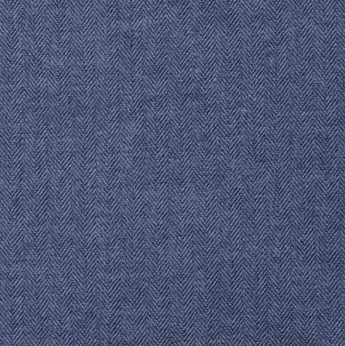 Fleuresse Bettwäsche Lech marine 155x220 cm - Bettwäsche aus 100% Baumwolle, weich und warm für kuschelige Winternächte. Mit elegantem Fischgrätmuster und robustem Reißverschluss, maschinenwaschbar bis 60°C und trocknergeeignet.