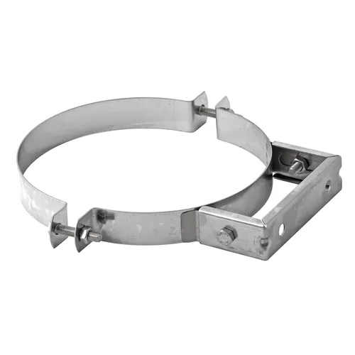 Edelstahlschornstein 200mm Wandhalter MB