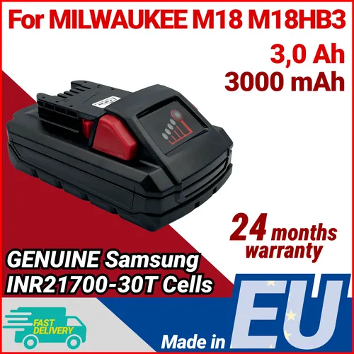 Milwaukee M18 HB3 High Output Akku 3,0 Ah