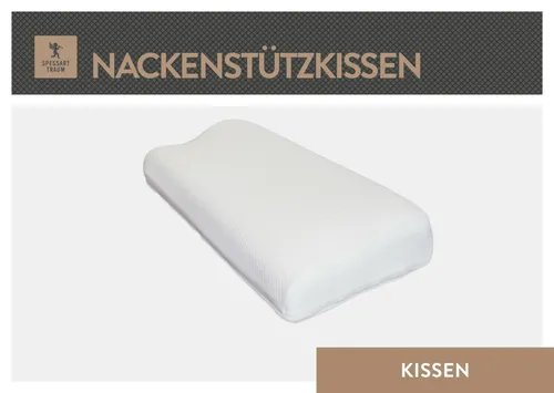 Schlafstil Nackenstützkissen Bronze Formschaum in beige von Schlafstil