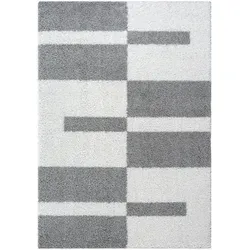 Sanat Hochflor-Teppich Milano 1254 - Rechteckig, 30 mm Florhöhe - Shaggy-Teppich aus schadstoffgeprüftem Polypropylen, ideal für Wohnzimmer und Schlafzimmer. Der weiche Flor sorgt für Gemütlichkeit und ist fußbodenheizungsgeeignet.