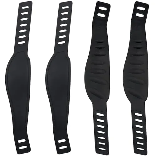 Pcs Heimtrainer Pedalriemen, Ergometer Daum, Kinderfahrrad Fixie, Radsport Fahrradteile Pedale Mountainbike Strapazierfähig, Verstellbare Länge, Universal-Pedalriemen 4