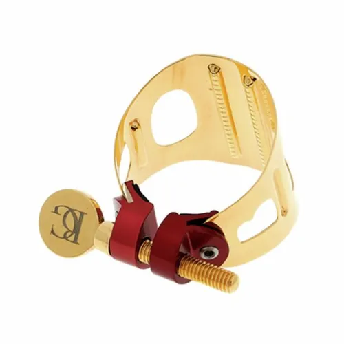 BG Ligature Duo goldfarben lackiert - Bb-Klarinette und Altsaxofon